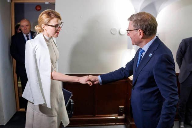 Johann Wadephul (CDU), Bundesaussenminister, beim NATO-Aussenministertreffen in Helsingborg. Hier mit der Aussenministerin von Bulgarien, Velislava Petrova-Chamova,. 22.05.2026. Fotografiert im Auftrag des Auswaertigen Amtes Helsingborg Schweden *** Johann Wadephul CDU , Federal Foreign Minister, at the NATO Foreign Ministers Meeting in Helsingborg Here with the Foreign Minister of Bulgaria, Velislava Petrova Chamova, 22 05 2026 Photographed on behalf of the Federal Foreign Office Helsingborg Sweden Copyright: xThomasxImo AAx