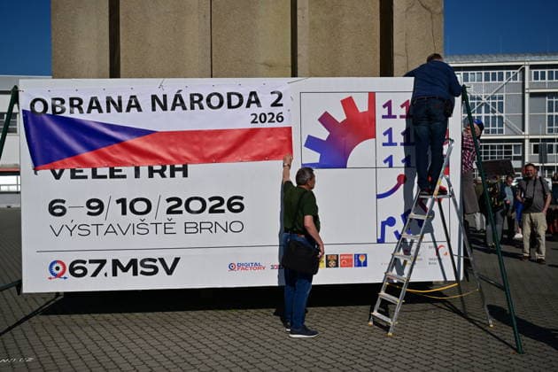 A manifestation happening Nema barikada (Dumb Barricade) to express opposition to the Sudeten German Congress in Brno, Czech Republic, on May 22, 2026. (CTKxPhoto VaclavxSalek) CTKPhotoP2026052201751  CTKPhotoP2026052201751