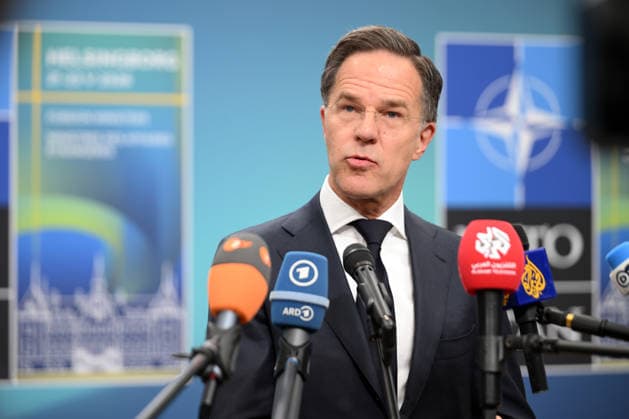 NATO Secretary General Mark Rutte HELSINGBORG, SWEDEN - MAY 22: NATO Secretary General Mark Rutte makes a speech ahead of the NATO Foreign Ministers Meeting in Helsingborg, Sweden on May 22, 2026. Dursun Aydemir Anadolu Helsingborg Sweden. Editorial use only. Please get in touch for any other usage.  Copyright: x2026xAnadoluxDursunxAydemirx