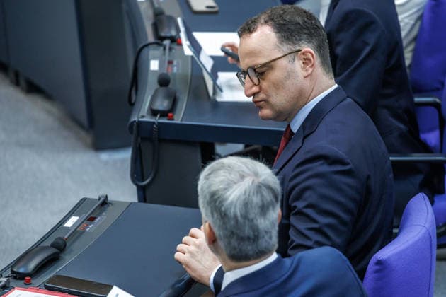 Bundestag Jens Spahn (CDU) im Deutschen Bundestag am 22.05.26 in Berlin. Berlin Berlin Deutschland Bundestag *** Bundestag Jens Spahn CDU in the German Bundestag on 22 05 26 in Berlin Berlin Berlin Germany Bundestag