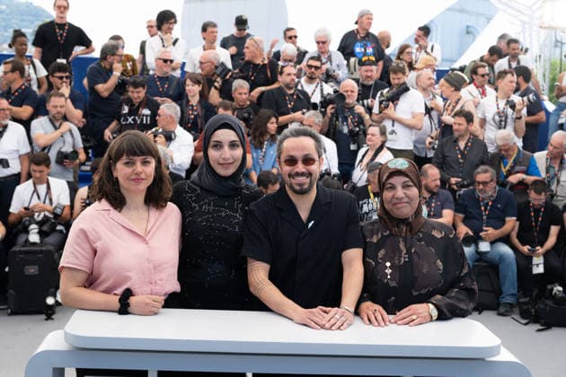 Cannes Yesterday The Eye Didn t Sleep Photocal LZ Jennifer Ritter, Rim Al Mawla, Rakan Mayasi and Kamara Al Mawla attending the photocall of Yesterday The Eye Didn t Sleep during the 79th Cannes International Film Festival in Cannes, France on May 22, 2026, the film selected in the Official Competition. Photo by Laurent Zabulon ABACAPRESS.COM  Copyright: xZabulonxLaurentx
