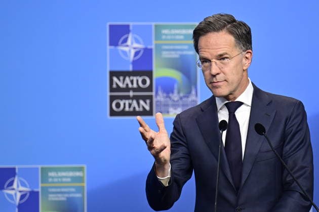 NATO Secretary General Mark Rutte holds a closing press conference during the NATO Foreign Ministers meeting at Sea U in Helsingborg, Sweden on may 22, 2026. HELSINGBORG SWEDEN x50090x *** NATO Secretary General Mark Rutte holds a closing press conference during the NATO Foreign Ministers meeting at Sea U in Helsingborg, Sweden on may 22, 2026 HELSINGBORG SWEDEN x50090x  Copyright: xJohanxNilsson TTx NATO FOREIGN MINISTERS MEETING HELSINGBORG RrM0496CNl4