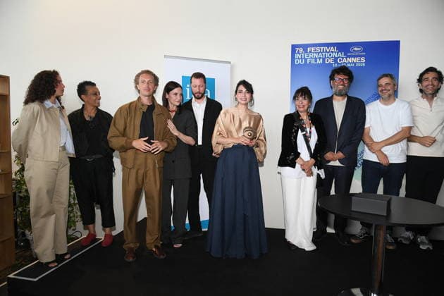 The 11th Golden Eye was awarded to the Iranian film Rehearsals for a revolution by Pegah Ahangarani, on the sidelines of the 79th Cannes International Film Festival, May 22, 2026 The 11th Golden Eye jury was chaired by M Chernov and comprised TJackson, G Pailhas, L Soualem et V Castanet Lionel Urman Bestimage The 11th Golden Eye was awarded to the Iranian film Rehearsals for a revolution by Pegah Ahangarani, on the sidelines of the 79th Cannes International Film Festival, on May 22, 2026 The jury for the 11th edition of The Golden Eye was chaired by M Chernov and composed of T Jackson, G Pailhas, L Soualem and V Castanet Cannes France  Copyright: xLIONELxURMANxx xBESTIMAGExLIONELxURMANxx xBESTIMAGEx