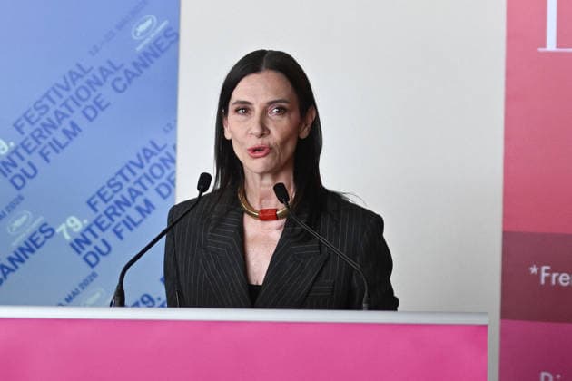 Géraldine Pailhas The 11th Golden Eye was awarded to the Iranian film Rehearsals for a revolution by Pegah Ahangarani, on the sidelines of the 79th Cannes International Film Festival, May 22, 2026 The 11th Golden Eye jury was chaired by M Chernov and comprised TJackson, G Pailhas, L Soualem et V Castanet Lionel Urman Bestimage The 11th Golden Eye was awarded to the Iranian film Rehearsals for a revolution by Pegah Ahangarani, on the sidelines of the 79th Cannes International Film Festival, on May 22, 2026 The jury for the 11th edition of The Golden Eye was chaired by M Chernov and composed of T Jackson, G Pailhas, L Soualem and V Castanet Cannes France  Copyright: xLIONELxURMANxx xBESTIMAGExLIONELxURMANxx xBESTIMAGEx