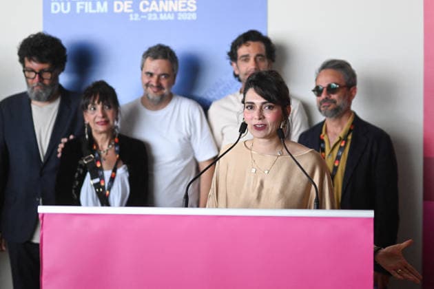 The 11th Golden Eye was awarded to the Iranian film Rehearsals for a revolution by Pegah Ahangarani, on the sidelines of the 79th Cannes International Film Festival, May 22, 2026 The 11th Golden Eye jury was chaired by M Chernov and comprised TJackson, G Pailhas, L Soualem et V Castanet Lionel Urman Bestimage The 11th Golden Eye was awarded to the Iranian film Rehearsals for a revolution by Pegah Ahangarani, on the sidelines of the 79th Cannes International Film Festival, on May 22, 2026 The jury for the 11th edition of The Golden Eye was chaired by M Chernov and composed of T Jackson, G Pailhas, L Soualem and V Castanet Cannes France  Copyright: xLIONELxURMANxx xBESTIMAGExLIONELxURMANxx xBESTIMAGEx