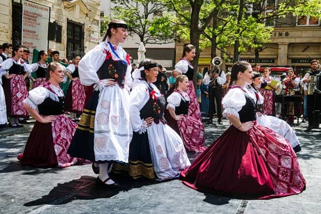 Programme Music and Dance at the 76th Congress of the Sudeten Germans, held for the first time in the Czech Republic, in Brno, Czech Republic, on May 22, 2026. (CTKxPhoto PatrikxUhlir) CTKPhotoP2026052204989  CTKPhotoP2026052204989