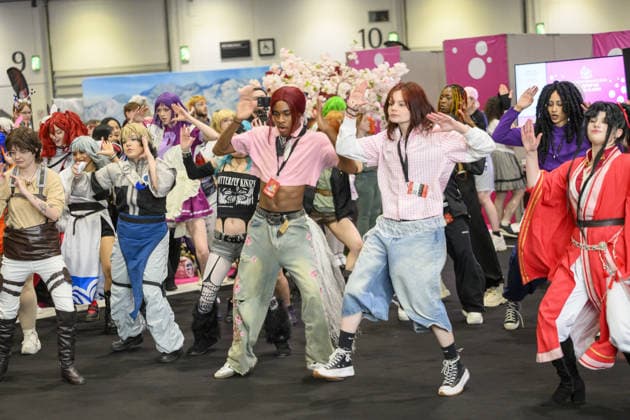 MCM Comic Con 2026 in London LONDON, UNITED KINGDOM - MAY 22: A group of dancer cosplayers attend the MCM Comic Con event held at the Excel Centre in London, United Kingdom on May 22, 2026. Ray Tang Anadolu London United Kingdom. Editorial use only. Please get in touch for any other usage.  Copyright: x2026xAnadoluxRayxTangx