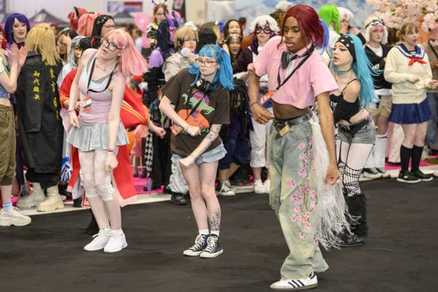 MCM Comic Con 2026 in London LONDON, UNITED KINGDOM - MAY 22: A group of dancer cosplayers attend the MCM Comic Con event held at the Excel Centre in London, United Kingdom on May 22, 2026. Ray Tang Anadolu London United Kingdom. Editorial use only. Please get in touch for any other usage.  Copyright: x2026xAnadoluxRayxTangx