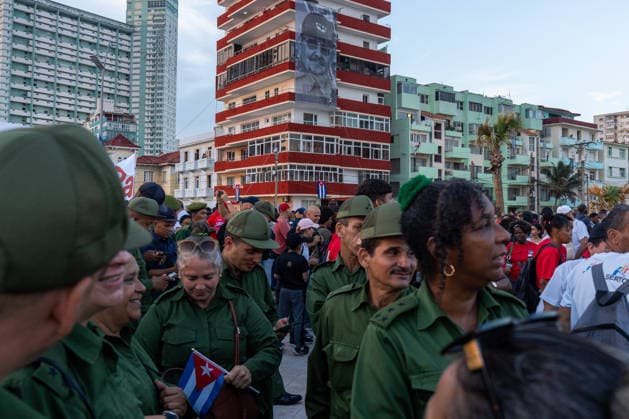 Supporters rally in Havana after U.S. accusations against Raul Castro HAVANA, CUBA - MAY 22: Demonstrators gather to protest the U.S. indictment of former leader Raul Castro, in Havana, Cuba, on May 22, 2026. Raul Castro has been recently accused in the U.S. over Cuba s alleged role in the 1996 Brothers to the Rescue plane shootdown. Magdalena Chodownik Anadolu Havana Cuba. Editorial use only. Please get in touch for any other usage.  Copyright: x2026xAnadoluxMagdalenaxChodownikx