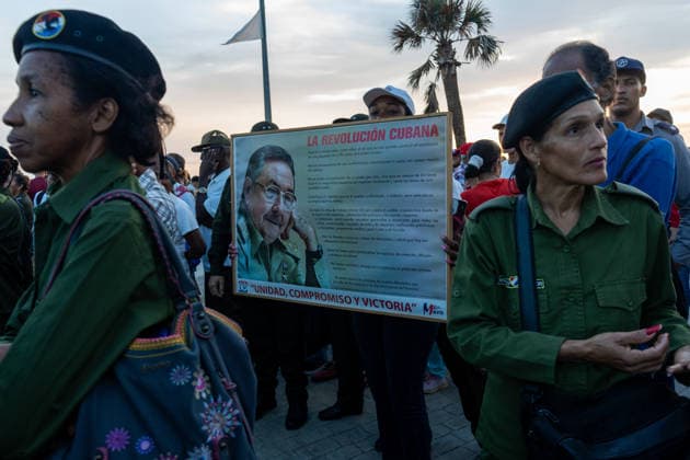 Supporters rally in Havana after U.S. accusations against Raul Castro HAVANA, CUBA - MAY 22: A person is carrying a portrait of Castro as demonstrators gather to protest the U.S. indictment of former leader Raul Castro, in Havana, Cuba, on May 22, 2026. Raul Castro has been recently accused in the U.S. over Cuba s alleged role in the 1996 Brothers to the Rescue plane shootdown. Magdalena Chodownik Anadolu Havana Cuba. Editorial use only. Please get in touch for any other usage.  Copyright: x2026xAnadoluxMagdalenaxChodownikx