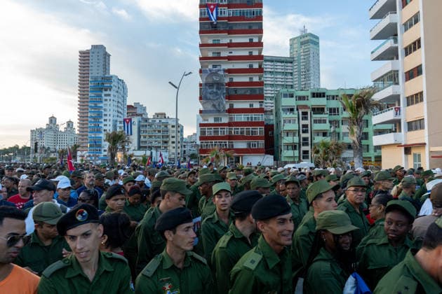 Supporters rally in Havana after U.S. accusations against Raul Castro HAVANA, CUBA - MAY 22: Demonstrators gather to protest the U.S. indictment of former leader Raul Castro, in Havana, Cuba, on May 22, 2026. Raul Castro has been recently accused in the U.S. over Cuba s alleged role in the 1996 Brothers to the Rescue plane shootdown. Magdalena Chodownik Anadolu Havana Cuba. Editorial use only. Please get in touch for any other usage.  Copyright: x2026xAnadoluxMagdalenaxChodownikx