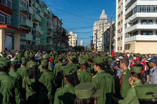 Supporters rally in Havana after U.S. accusations against Raul Castro HAVANA, CUBA - MAY 22: Demonstrators gather to protest the U.S. indictment of former leader Raul Castro, in Havana, Cuba, on May 22, 2026. Raul Castro has been recently accused in the U.S. over Cuba s alleged role in the 1996 Brothers to the Rescue plane shootdown. Magdalena Chodownik Anadolu Havana Cuba. Editorial use only. Please get in touch for any other usage.  Copyright: x2026xAnadoluxMagdalenaxChodownikx
