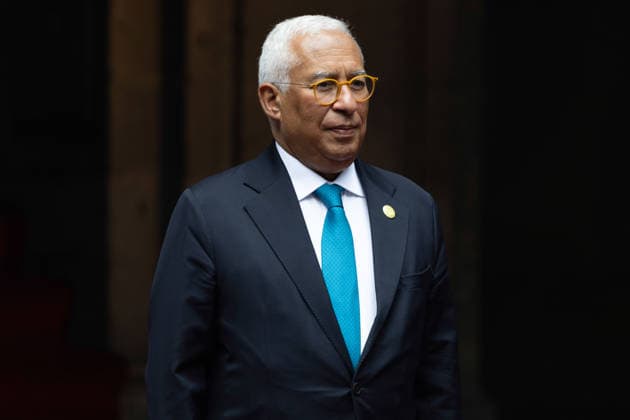 May 22, 2026, Mexico City, Mexico: ANTONIO COSTA, President of the European Council, attended a meeting at the National Palace in Mexico City within the framework of the VIII Mexico European Union Summit and the signing of the Modernized Global Agreement between Mexico and the European Union. Mexico City Mexico  - ZUMAl178 20260522_znp_l178_003 Copyright: xCristianxLeyvax