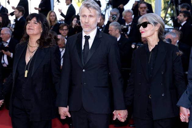 Romane Bohringer, Stanislas Merhar, Laetitia Masson Montée des marches du film Histoires de la nuit lors du 79ème Festival International du Film de Cannes, le 21 mai 2026 Olivier Borde Bestimage Red carpet for The Birthday Party at the 79th Cannes International Film Festival on May 21, 2026 Cannes France  Copyright: xOLIVIERxBORDEx xBESTIMAGExOLIVIERxBORDEx xBESTIMAGEx