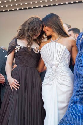 Cannes Histoires de la nuit The Birthday Party Red Carpet EB US actress Ariana Greenblatt, US actress Eva Longoria on the red carpet before the screening of the film Histoires de la nuit (The Birthday Party) at the 79th edition of the Cannes Film Festival in Cannes, southern France on May 22, 2026. Photo by Eliot Blondet ABACAPRESS.COM Cannes France France  Copyright: xBlondetxEliot ABACAx