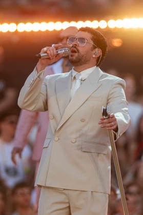 Bad Bunny begins his European tour in Barcelona Singer Bad Bunny during his concert at the Estadi Olímpic Lluís Companys, on May 22, 2026, in Barcelona, Catalonia Spain Bad Bunny performs in Barcelona with two back-to-back concerts as part of his DeBÍ TiRAR MáS FOToS World Tour 22 MAY 2026 CONCERT MUSIC SINGER TOUR Lorena Sopê Barcelona Catalunya Catalunya Catalunya Espana  Copyright: xLorenaxSopÃªnax 7543098