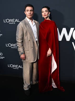 IPA84976864 - Cannes, 79th Cannes Film Festival 2026 - evening 11. L OrÃ al Paris Lights on Women s Worth Award. Pictured. Ed Westwick and Amy Jackson Westwick  Copyright: xSimonexComix xPoolxPhotoxEventsx07x 84976864