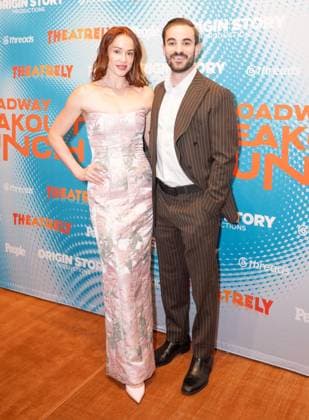 May 22, 2026, Bronx, New York, USA: Whitney Leavitt (L) wearing dress by Markarian attends the Theatrely and Original Story Productions of Broadway Breakout Brunch at Ascent Lounge in New York, NY on May 22, 2026. Bronx USA  - ZUMAr339 20260522_znp_r339_042 Copyright: xLevxRadinx