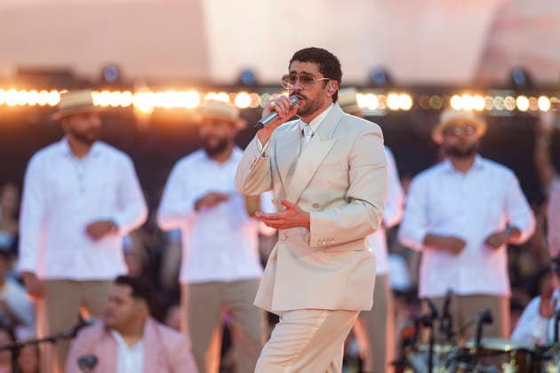 Bad Bunny begins his European tour in Barcelona Singer Bad Bunny during his concert at the Estadi Olímpic Lluís Companys, on May 22, 2026, in Barcelona, Catalonia Spain Bad Bunny performs in Barcelona with two back-to-back concerts as part of his DeBÍ TiRAR MáS FOToS World Tour 22 MAY 2026 CONCERT MUSIC SINGER TOUR Lorena Sopê Barcelona Catalunya Catalunya Catalunya Espana  Copyright: xLorenaxSopÃªnax 7543127