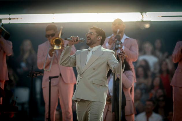 Bad Bunny begins his European tour in Barcelona Singer Bad Bunny during his concert at the Estadi Olímpic Lluís Companys, on May 22, 2026, in Barcelona, Catalonia Spain Bad Bunny performs in Barcelona with two back-to-back concerts as part of his DeBÍ TiRAR MáS FOToS World Tour 22 MAY 2026 CONCERT MUSIC SINGER TOUR Lorena Sopê Barcelona Catalunya Catalunya Catalunya Espana  Copyright: xLorenaxSopÃªnax 7543135