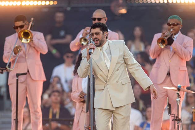 Bad Bunny begins his European tour in Barcelona Singer Bad Bunny during his concert at the Estadi Olímpic Lluís Companys, on May 22, 2026, in Barcelona, Catalonia Spain Bad Bunny performs in Barcelona with two back-to-back concerts as part of his DeBÍ TiRAR MáS FOToS World Tour 22 MAY 2026 CONCERT MUSIC SINGER TOUR Lorena Sopê Barcelona Catalunya Catalunya Catalunya Espana  Copyright: xLorenaxSopÃªnax 7543134