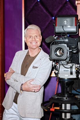 MDR - Riverboat. Entertainer Guido Cantz anläßlich der Aufzeichnung der MDR - Talkshow Riverboat am 22.05.2026 in der Mediacity Leipzig. 20260522SFL0002 *** MDR Riverboat entertainer Guido Cantz on the occasion of the recording of the MDR talk show Riverboat on 22 05 2026 in the Mediacity Leipzig 20260522SFL0002