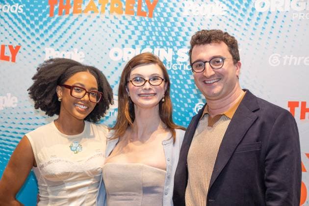 May 22, 2026, Bronx, New York, USA: Alyah Chanelle Scott, Dylan Mulvaney and Thomas Laub attend the Theatrely and Original Story Productions of Broadway Breakout Brunch at Ascent Lounge in New York, NY on May 22, 2026. Bronx USA - ZUMAr339 20260522_znp_r339_062 Copyright: xLevxRadinx