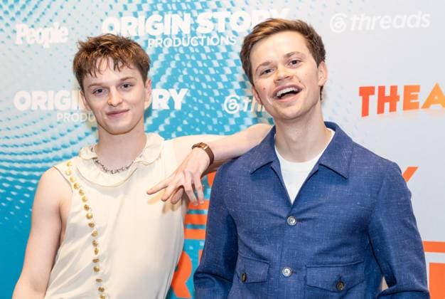 May 22, 2026, Bronx, New York, USA: Aidan Close and Emmet Smith attend the Theatrely and Original Story Productions of Broadway Breakout Brunch at Ascent Lounge in New York, NY on May 22, 2026. Bronx USA  - ZUMAr339 20260522_znp_r339_012 Copyright: xLevxRadinx