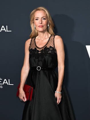 IPA84977419 - Cannes, 79th Cannes Film Festival 2026 - evening 11. L OrÃ al Paris Lights on Women s Worth Award. Pictured is Gillian Anderson  Copyright: xSimonexComix xPoolxPhotoxEventsx07x 84977419