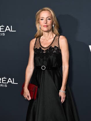 IPA84977420 - Cannes, 79th Cannes Film Festival 2026 - evening 11. L OrÃ al Paris Lights on Women s Worth Award. Pictured is Gillian Anderson  Copyright: xSimonexComix xPoolxPhotoxEventsx07x 84977420