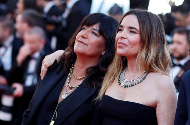 Romane Bohringer, Elodie Bouchez Montée des marches du film Histoires de la nuit lors du 79ème Festival International du Film de Cannes, le 21 mai 2026 Jacovides Moreau Bestimage Red carpet for The Birthday Party at the 79th Cannes International Film Festival on May 21, 2026 Cannes France  Copyright: xJACOVIDES-MOREAUx xBESTIMAGExJACOVIDES-MOREAUx xBESTIMAGEx