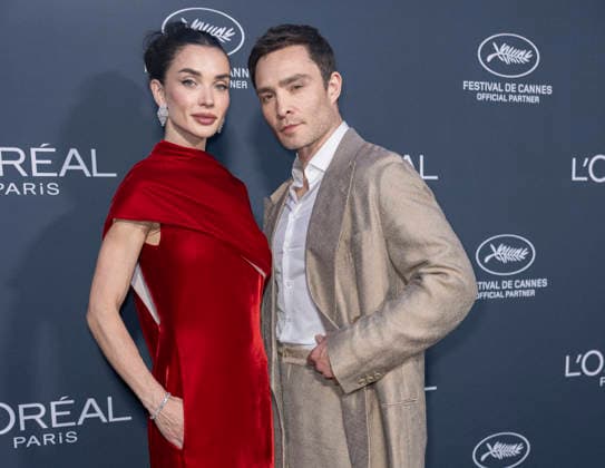Cannes Lights On Women s Worth Photocall MP CANNES, FRANCE - MAY 22: Amy Jackson Westwick, Ed Westwick attends Lights On Women s Worth during the 79th Cannes Film Festival on May 22, 2026 in Cannes, France. Photo by Marco Piovanotto Abacapress.com Cannes France  Copyright: xPiovanottoxMarco ABACAx