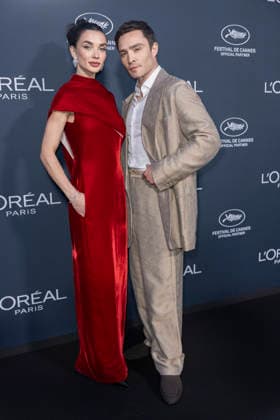 Cannes Lights On Women s Worth Photocall MP CANNES, FRANCE - MAY 22: Amy Jackson Westwick, Ed Westwick attends Lights On Women s Worth during the 79th Cannes Film Festival on May 22, 2026 in Cannes, France. Photo by Marco Piovanotto Abacapress.com Cannes France  Copyright: xPiovanottoxMarco ABACAx