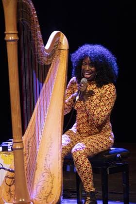 RECORD DATE NOT STATED American singer Brandee Younger will perform at the C6 Fest in the Ibirapuera Auditorium in Sao Paulo. Sao Paulo (SP), 05 22 2026 Music C6 Fest 2026 American harpist Brandee Younger performs during C6 Fest 2026, at the Ibirapuera Auditorium, in Sao Paulo, this Friday (22). Recognized for mixing contemporary jazz, soul and experimental music, the artist is one of the highlights of the festival s program.(Foto: Leco Viana Thenews2 imago images) American singer Brandee Younger will perform at the C6 Fest in the Ibirapuera Auditorium in Sao Paulo.  Copyright: xLecoxVianax