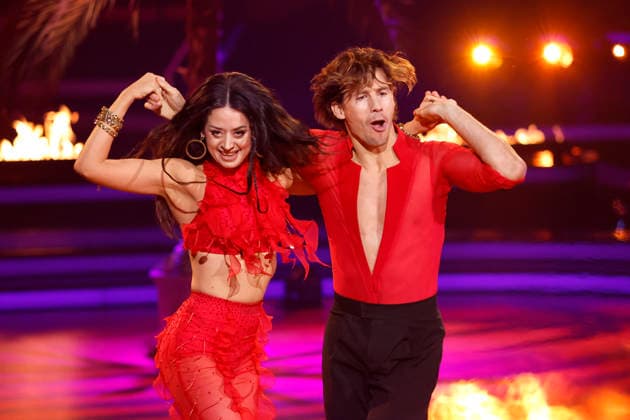 Sportler Joel Mattli und Tänzerin Malika Dzumaev im Halbfinale der 19. Staffel der RTL-Tanzshow Lets Dance im Coloneum. Köln, 22.05.2026 NRW Deutschland *** Athlete Joel Mattli and dancer Malika Dzumaev in the semi-finals of the 19th season of the RTL dance show Lets Dance at the Coloneum Cologne, 22 05 2026 NRW Germany Copyright: xChristophxHardtx