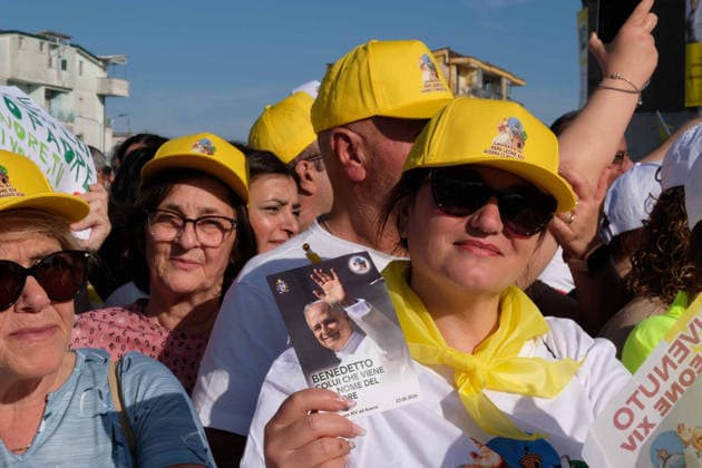 May 23, 2026, Acerra, Campania, ITALIA: Pope Leo XIV during his pastoral visit on May 23, 2026, to the city of Acerra (NA) in Piazza Calipari Acerra ITALIA - ZUMAs236 20260523_aap_s236_007 Copyright: xFabioxSassox
