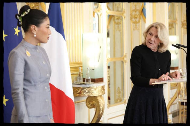 Catherine Pegard Remits Legion d Honneur to Princess Sirivannavari Nariratana Rajakanya - Paris Catherine Pegard, French Minister of Culture, presents the insignia of Grand Officer of the Legion d Honneur to Her Royal Highness Princess Sirivannavari Nariratana Rajakanya of Thailand during a ceremony at the Ministry of Culture s Salon des Maréchaux in Paris, France on May 22, 2026. Photo by Alain Guizard ABACAPRESS.COM Paris France  Copyright: xGuizardxAlain ABACAx