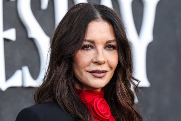 Netflix FYSEE LA - Wednesday Season 2 ATAS Emmy FYC Event HOLLYWOOD, LOS ANGELES, CALIFORNIA, USA - MAY 22: Welsh actress Catherine Zeta-Jones wearing Magda Butrym arrives at the Netflix FYSEE LA - Wednesday Season 2 ATAS (Academy of Television Arts and Sciences) Emmy FYC (For Your Consideration) Event held at the Hollywood Forever Cemetery on May 22, 2026 in Hollywood, Los Angeles, California, United States. Hollywood Hollywood Forever Cemetery California United States Copyright: xXavierxCollin ImagexPressxAgencyx