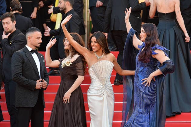 Ariana Greenblatt, Eva Longoria und Aishwarya Rai Bachchan bei der HISTOIRES DE LA NUIT Premiere in Cannes am 22.05.2026 *** Ariana Greenblatt, Eva Longoria and Aishwarya Rai Bachchan at the HISTOIRES DE LA NUIT premiere in Cannes on 22 05 2026