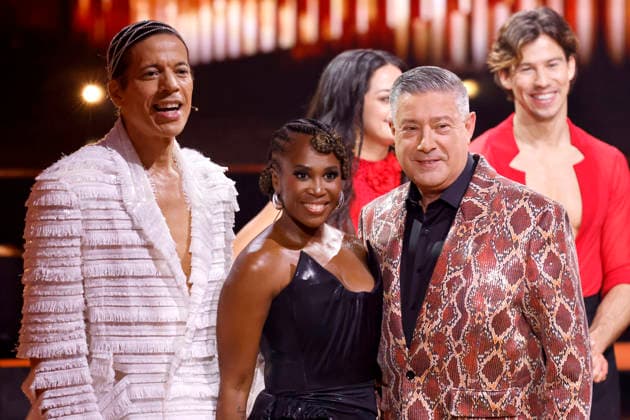 Die Juroren Jorge Gonzalez, Motsi Mabuse und Joachim Llambi im Halbfinale der 19. Staffel der RTL-Tanzshow Lets Dance im Coloneum. Köln, 22.05.2026 NRW Deutschland *** The judges Jorge Gonzalez, Motsi Mabuse and Joachim Llambi in the semi-final of the 19th season of the RTL dance show Lets Dance at the Coloneum Cologne, 22 05 2026 NRW Germany Copyright: xChristophxHardtx