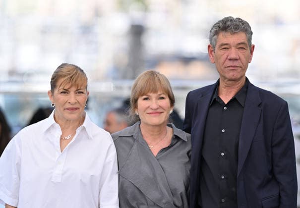 79th Cannes Film Festival: Das Getraumte Abenteuer (The Dreamed Adventure) photocall CANNES, FRANCE - MAY 23: (L to R) Bulgarian actress Yana Radeva, German film director Valeska Grisebach and Bulgarian actor Syuleyman Alilov Letifov pose during a photocall for the film Das Getraumte Abenteuer (The Dreamed Adventure) at the 79th edition of the Cannes Film Festival in Cannes, France on May 23, 2026. Mustafa Yalcin Anadolu Cannes France. Editorial use only. Please get in touch for any other usage.  Copyright: x2026xAnadoluxMustafaxYalcinx