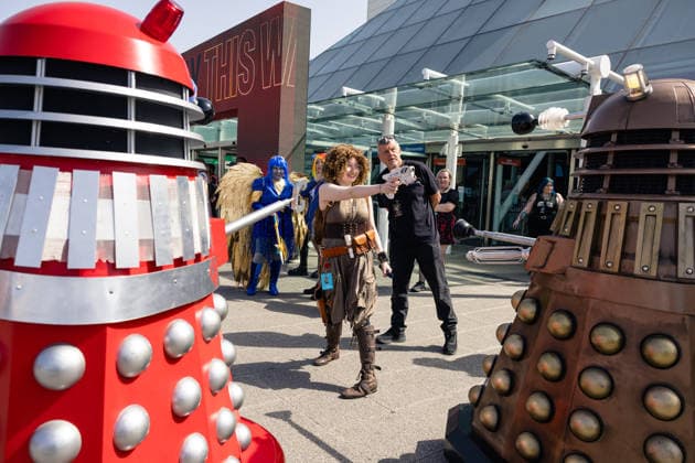MCM Comic Con at ExCeL London, London, UK 23 May 2026 Attendees dressed in costume take part in MCM Comic Con at ExCeL London, London, UK, on 23 May 2026. The event brings together fans of comics, gaming, anime, film and television from across the UK and beyond., Credit:Pete Speller Avalon  Copyright: xPetexSpellerx xAvalonx 1104536071