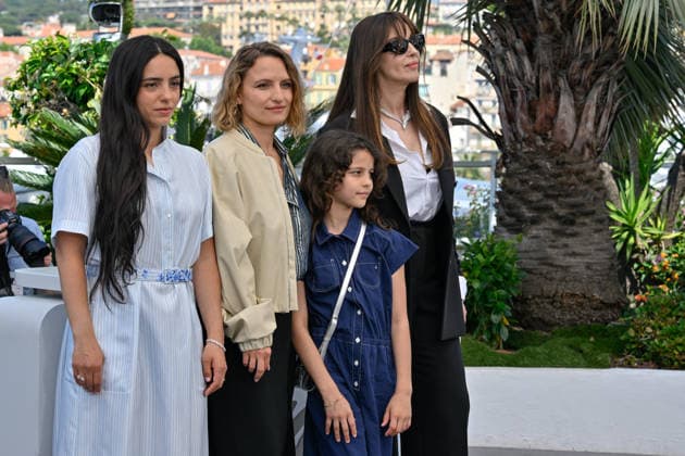 Cannes Photocall Histoires De La Nuit Hafsia Herzi, Lea Mysius, Tawba El Gharchi, Monica Bellucci attending the photocall for the movie Histoires De La Nuit during the 79th Cannes Film Festival in Cannes, France on May 23, 2026. Photo by Julien Reynaud APS-Medias ABACAPRESS.COM Cannes France  Copyright: xReynaudxJulien APS-Medias ABACAx