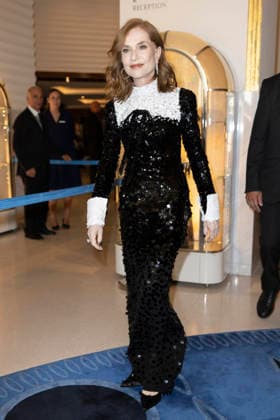 Cannes Isabelle Huppert exits Martinez MP CANNES, FRANCE - MAY 23: Isabelle Huppert leaves the Martinez Hotel to attend the closing awards ceremony during the 79th Cannes Film Festival on May 23, 2026 in Cannes, France. Photo by Marco Piovanotto Abacapress.com Cannes France  Copyright: xPiovanottoxMarco ABACAx