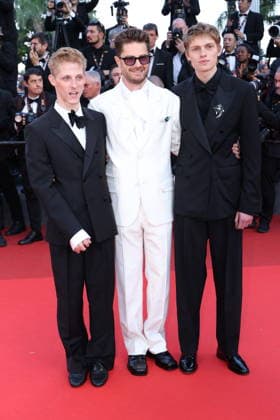 Domine - Closing Ceremony Red Carpet (R-L) Emmanuel Macchia, Lukas Dhont and Valentin Campagne at the red carpet of the closing ceremony of the 79th annual Cannes Film Festival at Palais des Festivals on May 23, 2026 in Cannes, France. Photo by Jerome Domine ABACAPRESS.COM Cannes France  Copyright: xDominexJerome ABACAx