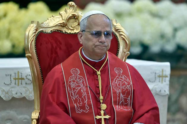 ITALY - POPE LEO XIV DURING HIS PASTORAL VISIT TO THE COMMUNITY IF THE LAND OF FIRES - 2026 5 23 Italy, Acerra, Vatican, 2026 5 23. Pope Leo XIV during a pastoral visit to the community of the Land of Fires at the cathedral of Acerra EDITORIAL USE ONLY - NO BOOKS Copyright: xALESSIAxGIULIANIx