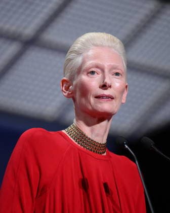Cannes - Fjord Wins Palme D Or Award At Closing Ceremony Tilda Swinton on stage to present the Palme D Or award winner during the closing ceremony of the 79th edition of the Cannes Film Festival in Cannes, France on May 23, 2026. Photo by Eliot Blondet ABACAPRESS.COM Cannes France  Copyright: xBlondetxEliot ABACAx