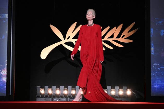 Cannes - Fjord Wins Palme D Or Award At Closing Ceremony Tilda Swinton on stage to present the Palme D Or award winner during the closing ceremony of the 79th edition of the Cannes Film Festival in Cannes, France on May 23, 2026. Photo by Eliot Blondet ABACAPRESS.COM Cannes France  Copyright: xBlondetxEliot ABACAx