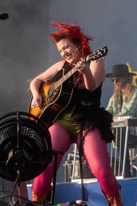 CMAT at Bearded Theory Festival at Catton Hall in Walton upon Trent, UK on 23 May 2026 CMAT (Ciara Mary-Alice Thompson) at CMAT at Bearded Theory Festival at Catton Hall in Walton upon Trent, UK on 23 May 2026, Credit:Stephen Keable Avalon UK, Derbyshire, Walton upon Trent, Catton Hall  Copyright: xStephenxKeablex xAvalonx 1104716277