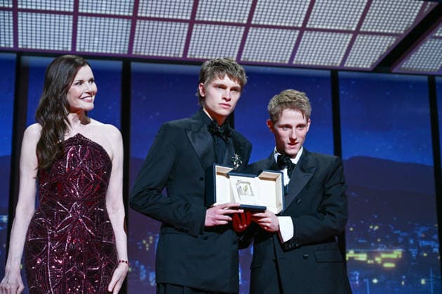 79ème Festival International du Film de Cannes Ceremonie de cloture 79th International Cannes Film Festival Closing Ceremony The actors of the film Coward received the Best Actor Award 456713 2026 05 23 France Campagne, Valentin Macchia, Emmanuel Davis, Geena  Copyright: xSergexArnalx xStarfacex STAR_456713_029